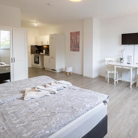 City Apartment Kuche Bad Im Zentrum Ravensburgs A05 Buitenkant foto
