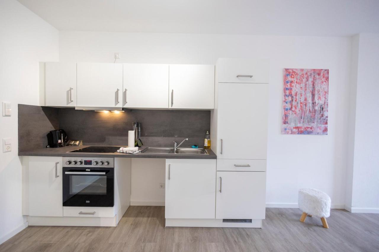 City Apartment Kuche Bad Im Zentrum Ravensburgs A05 Buitenkant foto